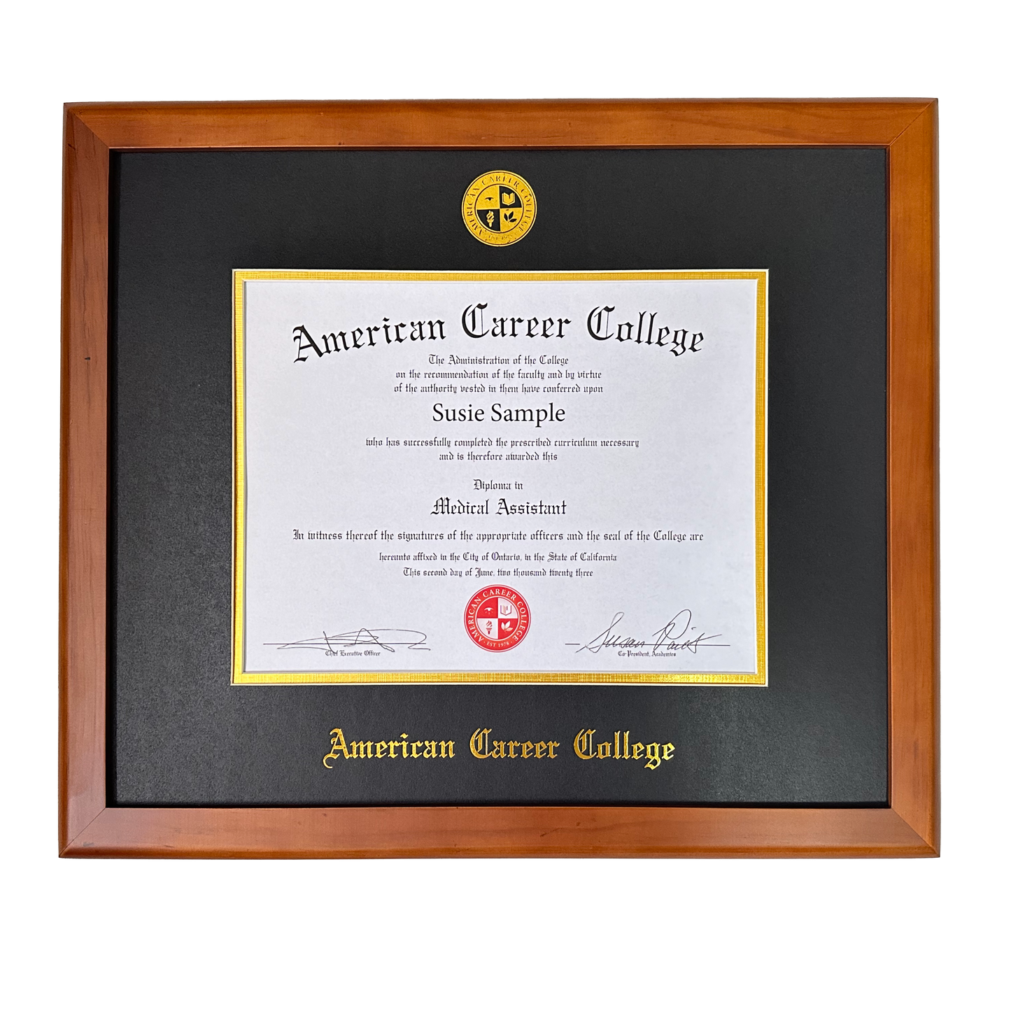 ACC DIPLOMA FRAME - PRE ORDER
